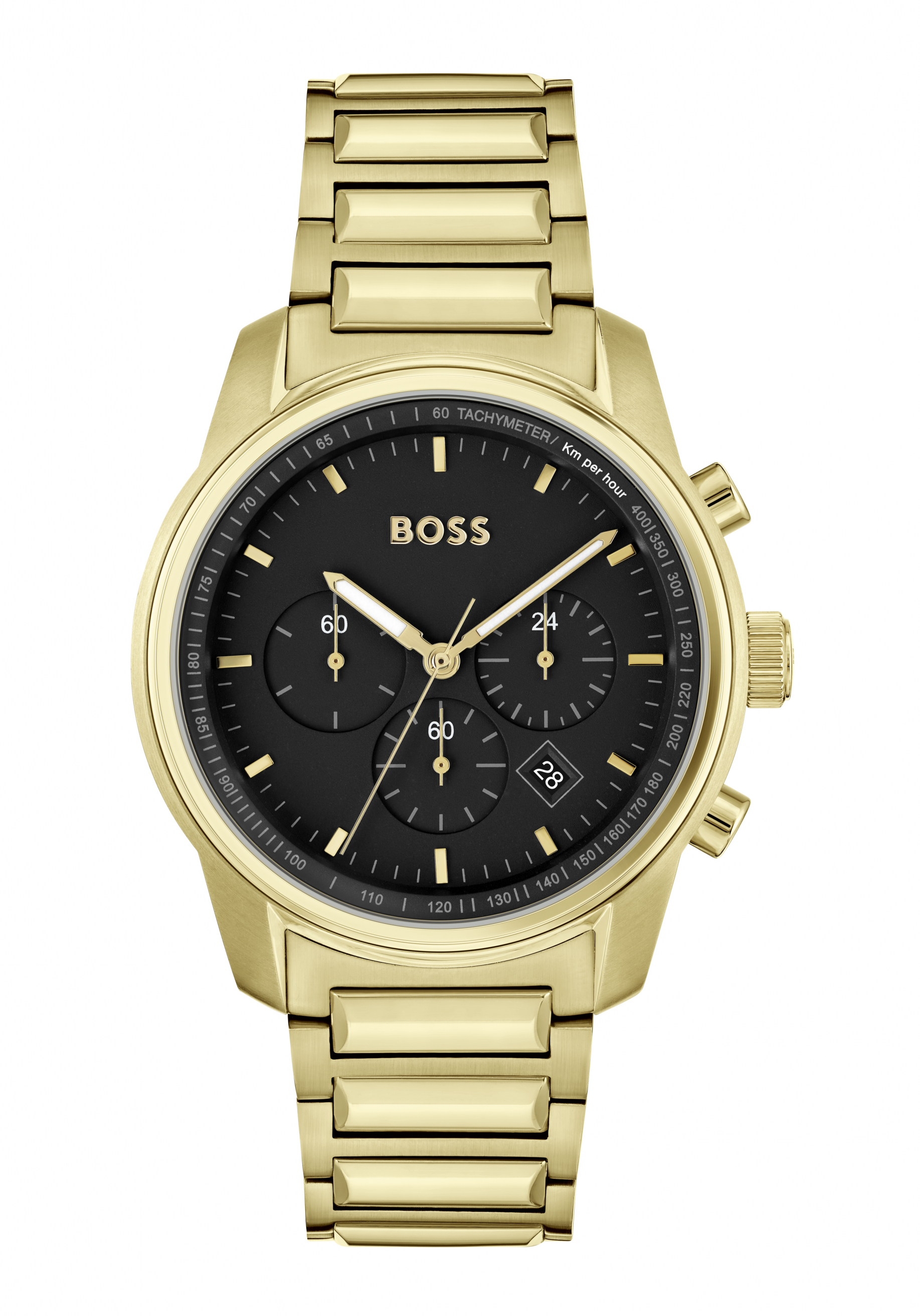 Boss Herrenchronograph Trace Schwarz 1514006