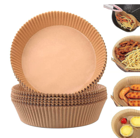 Scandinavian Collection - Airfryer papirforme, rund - 100stk
