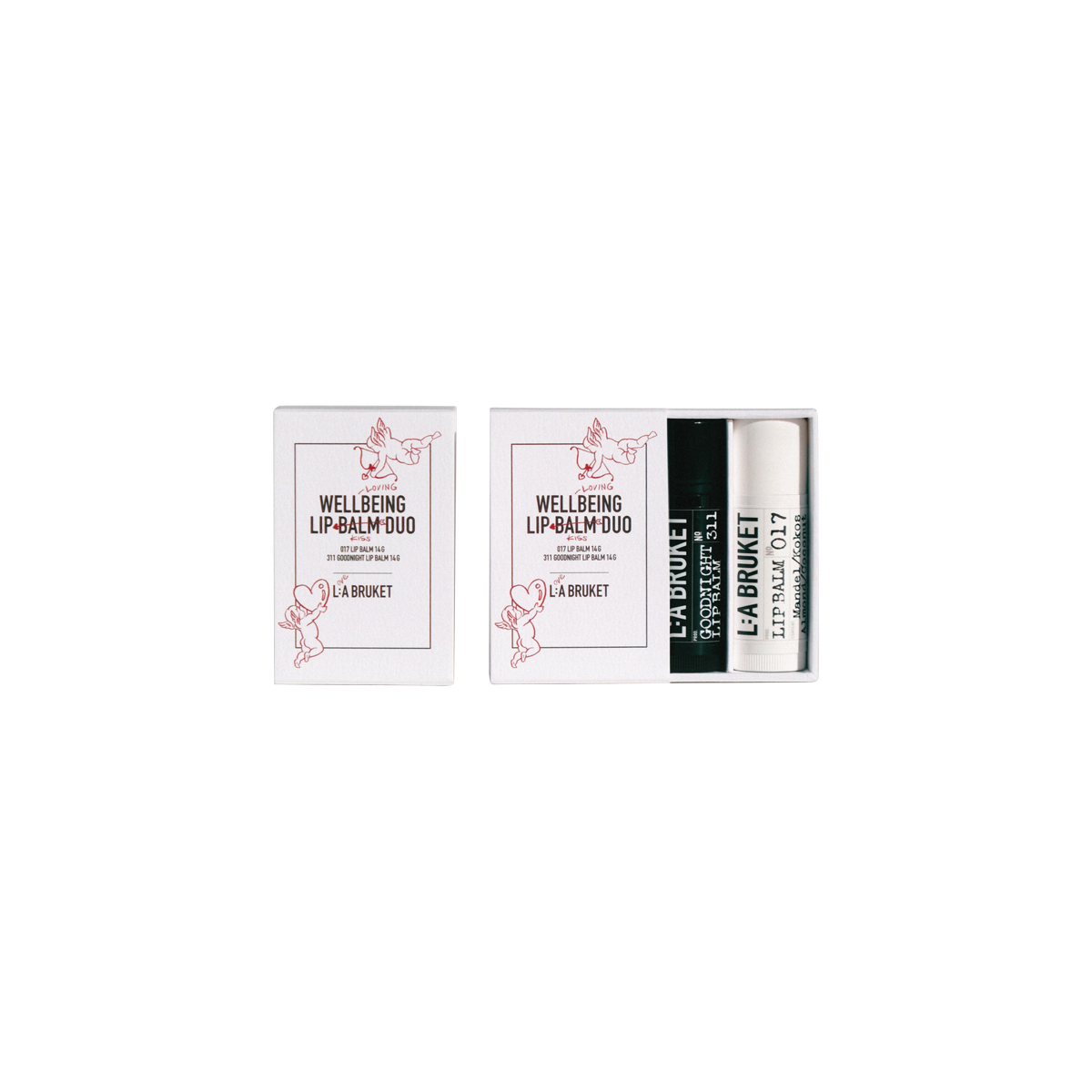 Lovers Lip Balm Duo Kit 2x28gr