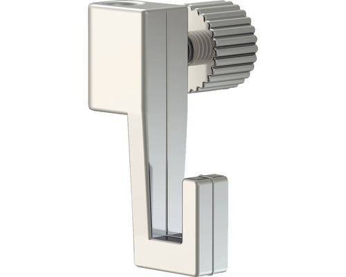 Schilderijrail All-In-One Click Rail 2 m zilvergrijs