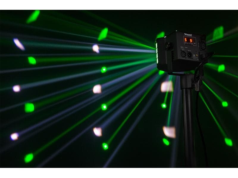 BeamZ Lichteffekt DerbyStrobe Lichteffektgerät mit zwei spektakulären Effekten