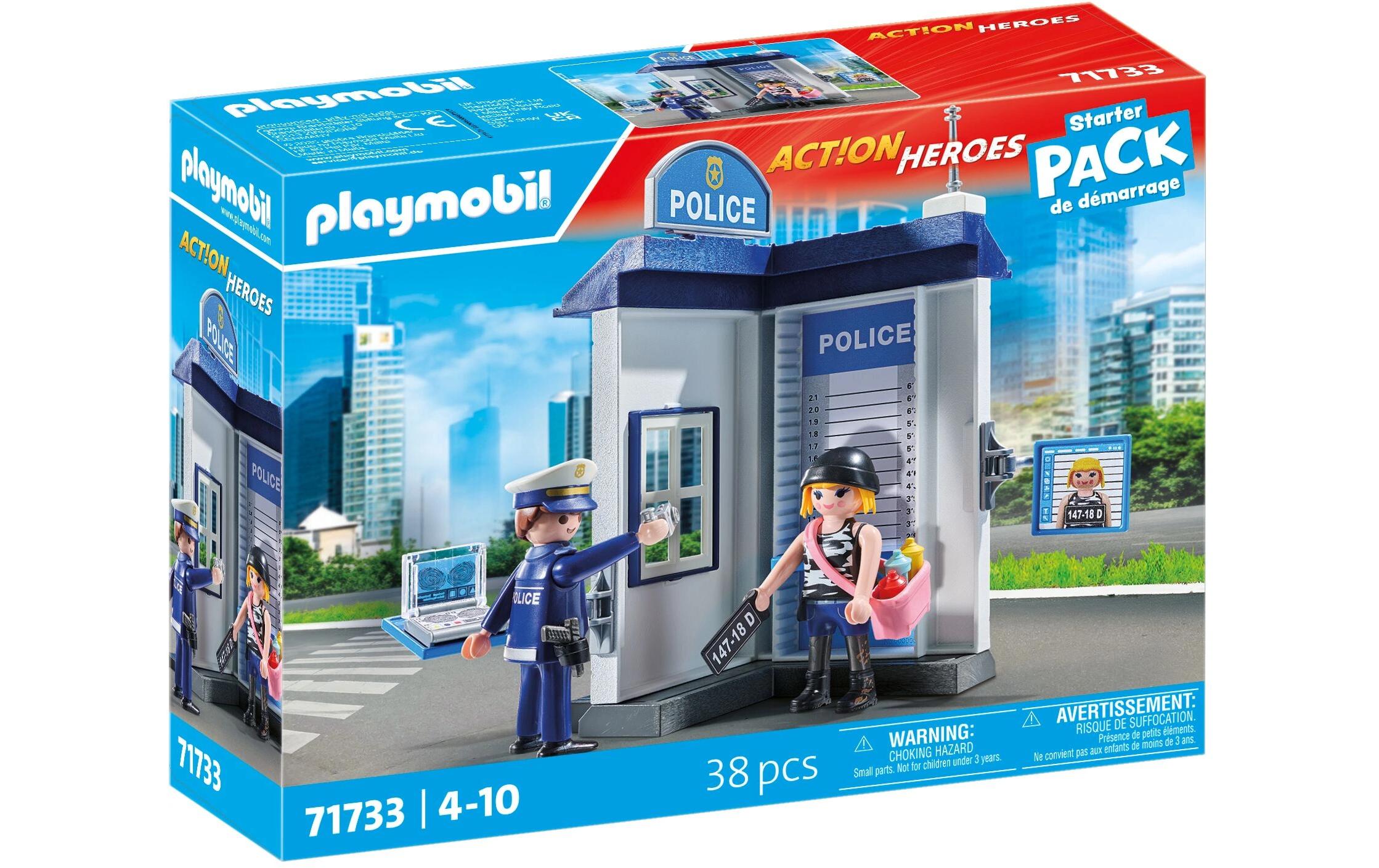 Action Heroes Polizei Ermittlungszimmer 71733Spielfiguren-Set