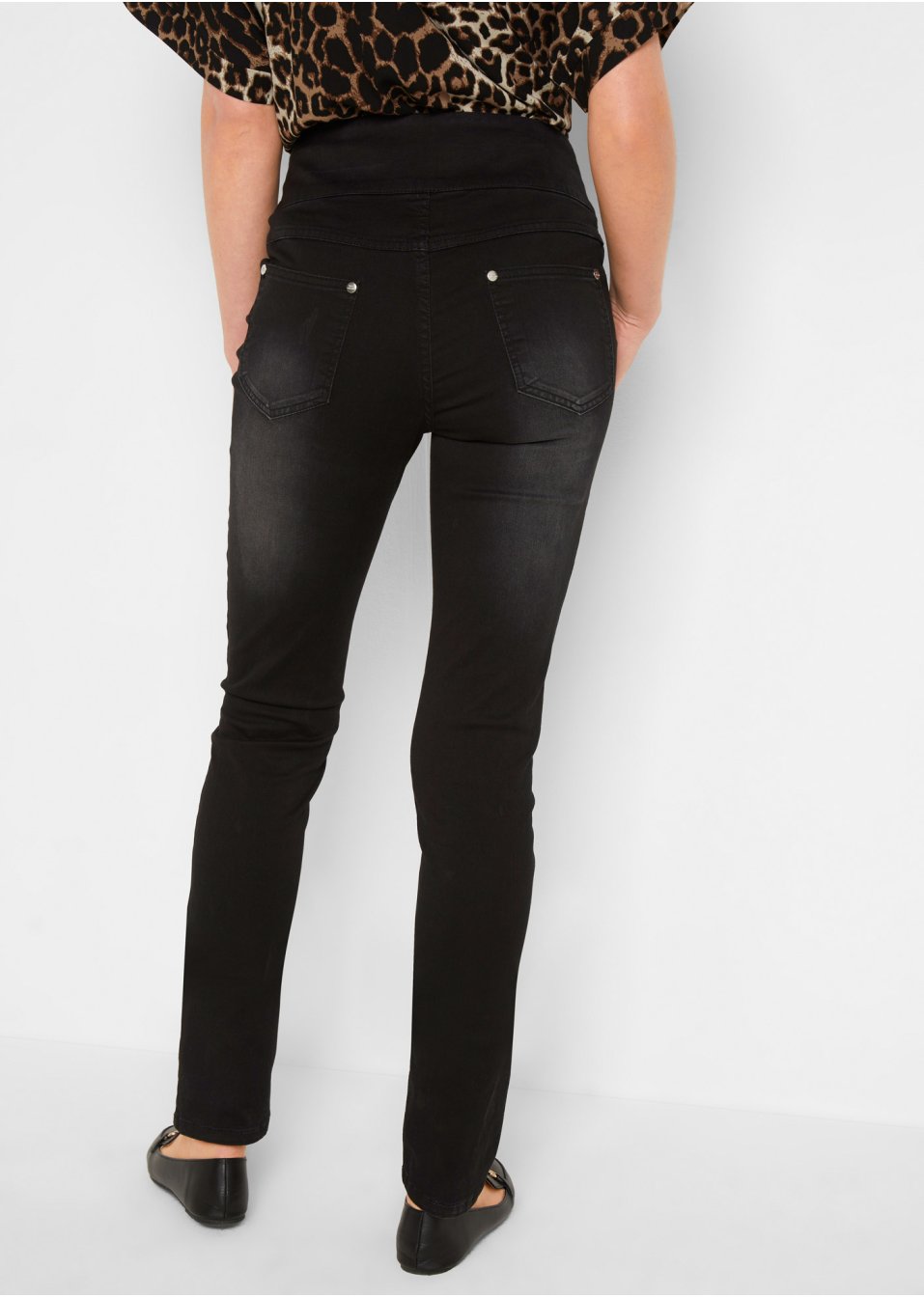Jean mega-stretch à taille confortable