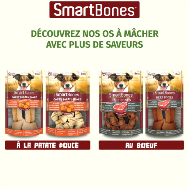 Os à mâcher SmartBones à la patate douce