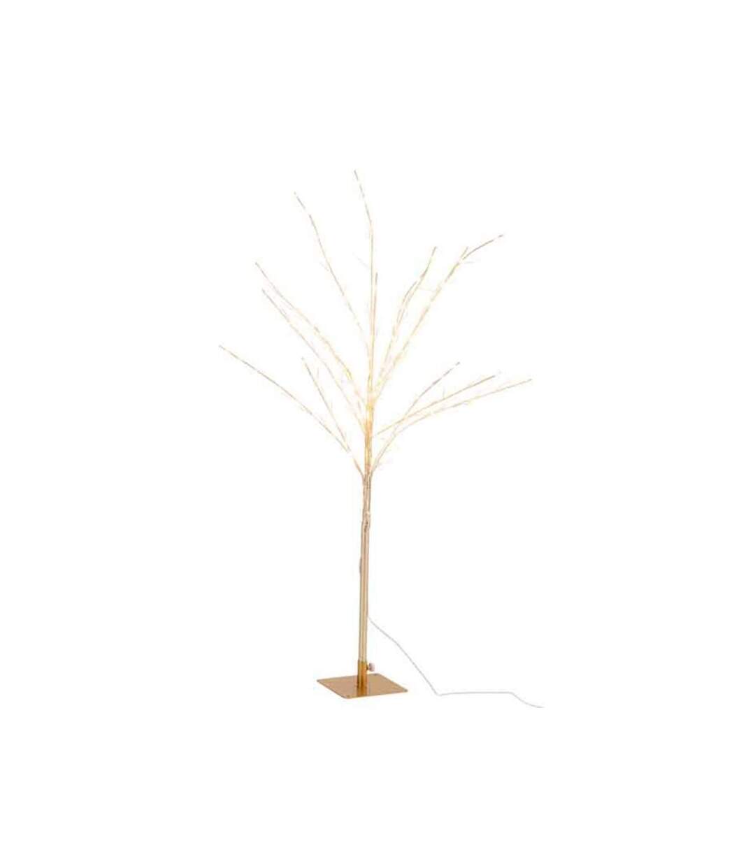 Paris Prix - Arbre Déco Led En Métal dénudé 100cm Or