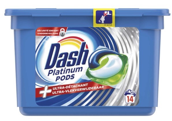 Dash Platinum Pods 10 Stuks