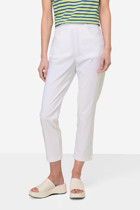 7/8-Bengalin Hose, gerades Bein, Elastikbund