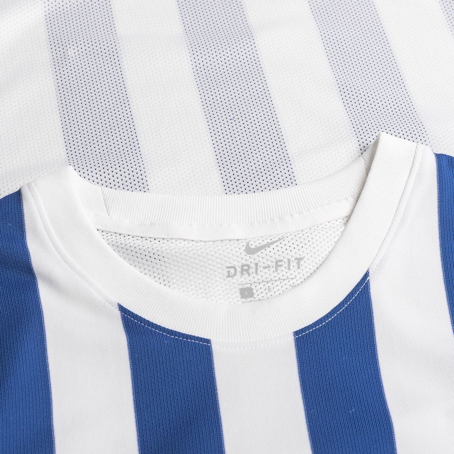 Nike Maillot DF Striped Division IV - Blanc/Bleu/Noir