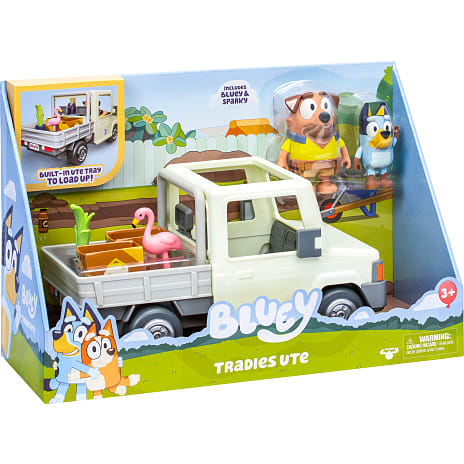 Bluey arbejds-ladvogn m. figurer