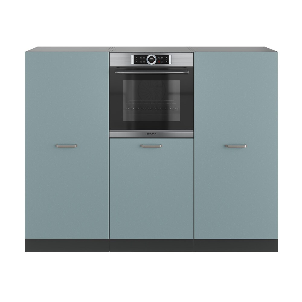 Vicco Küchenzeile R-Line Solid Anthrazit Blau Grau 180 cm modern Küchenschränke Küchenmöbel