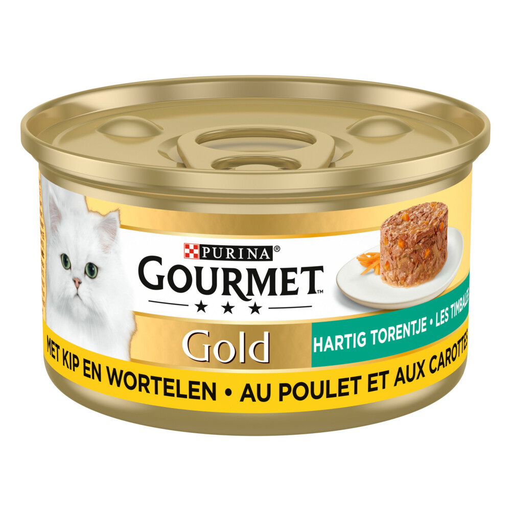 Gourmet Gold Hartig Torentje Kip - Wortel85 gr