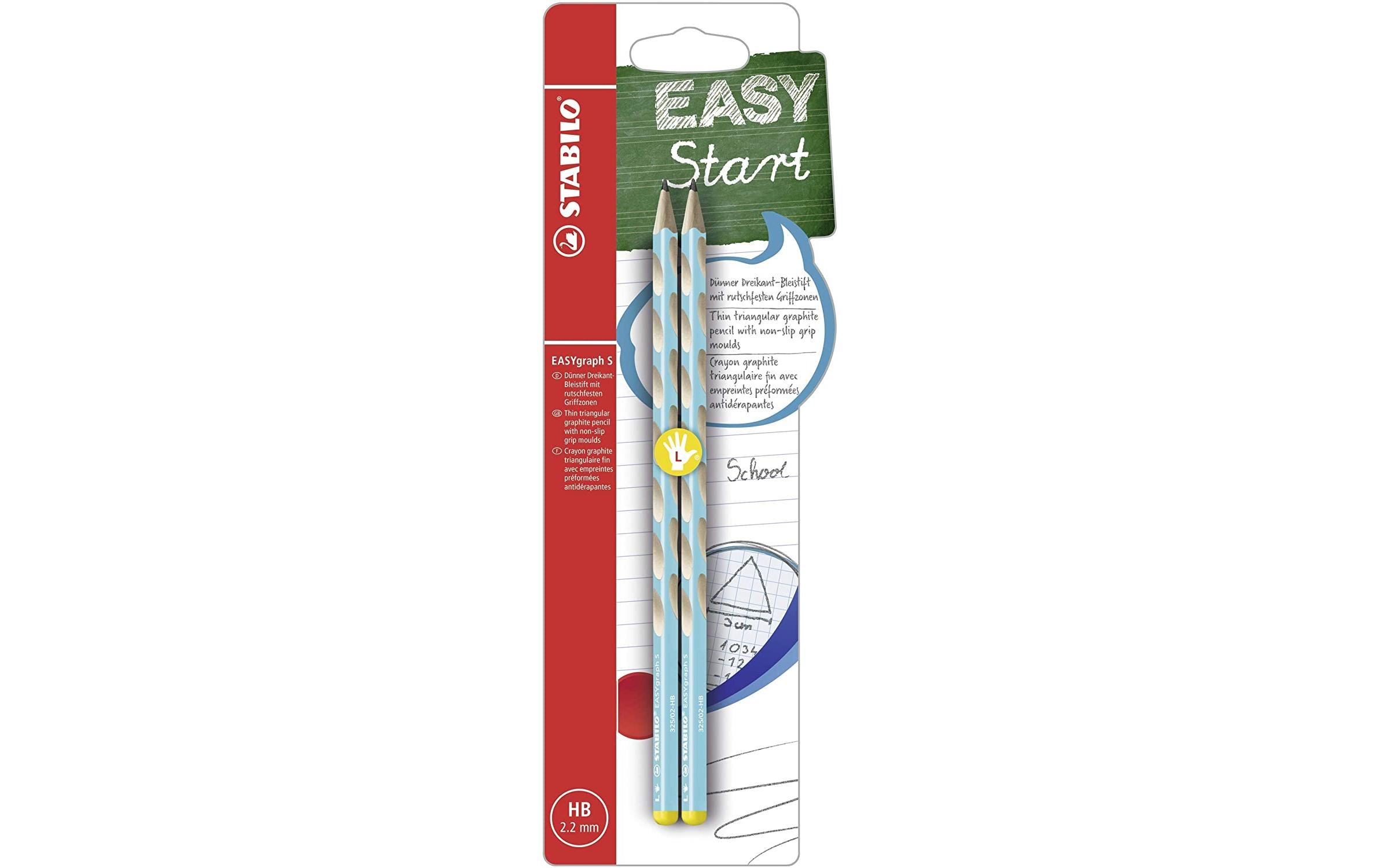 Bleistift EASYgraph S für Linkshänder, BlauErgonomisches Bleistift
