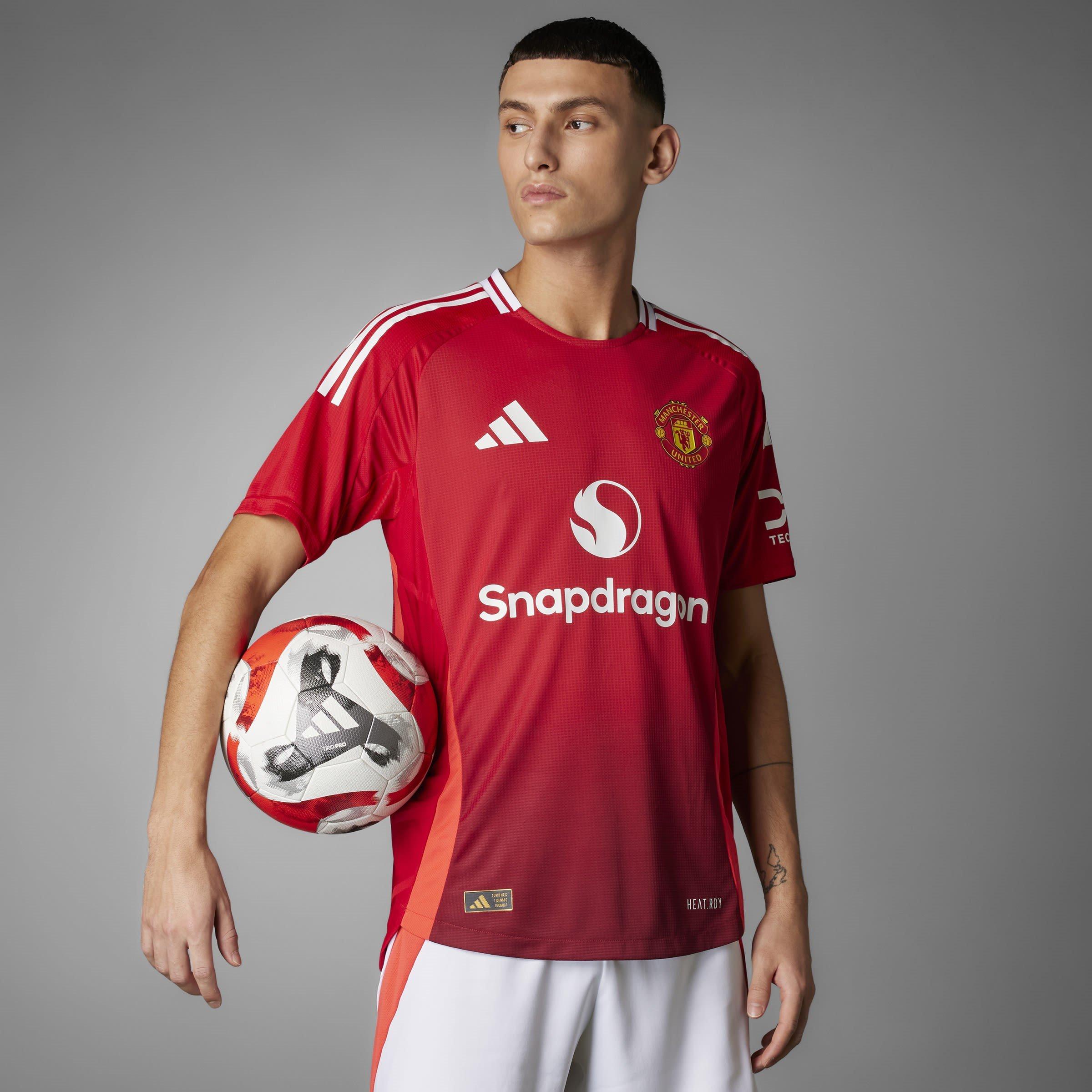 adidas Manchester United Authentic Home Shirt 2024 2025 Adults