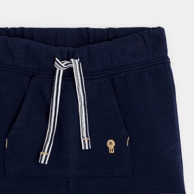 Short molleton bleu bébé garçon Bleu
