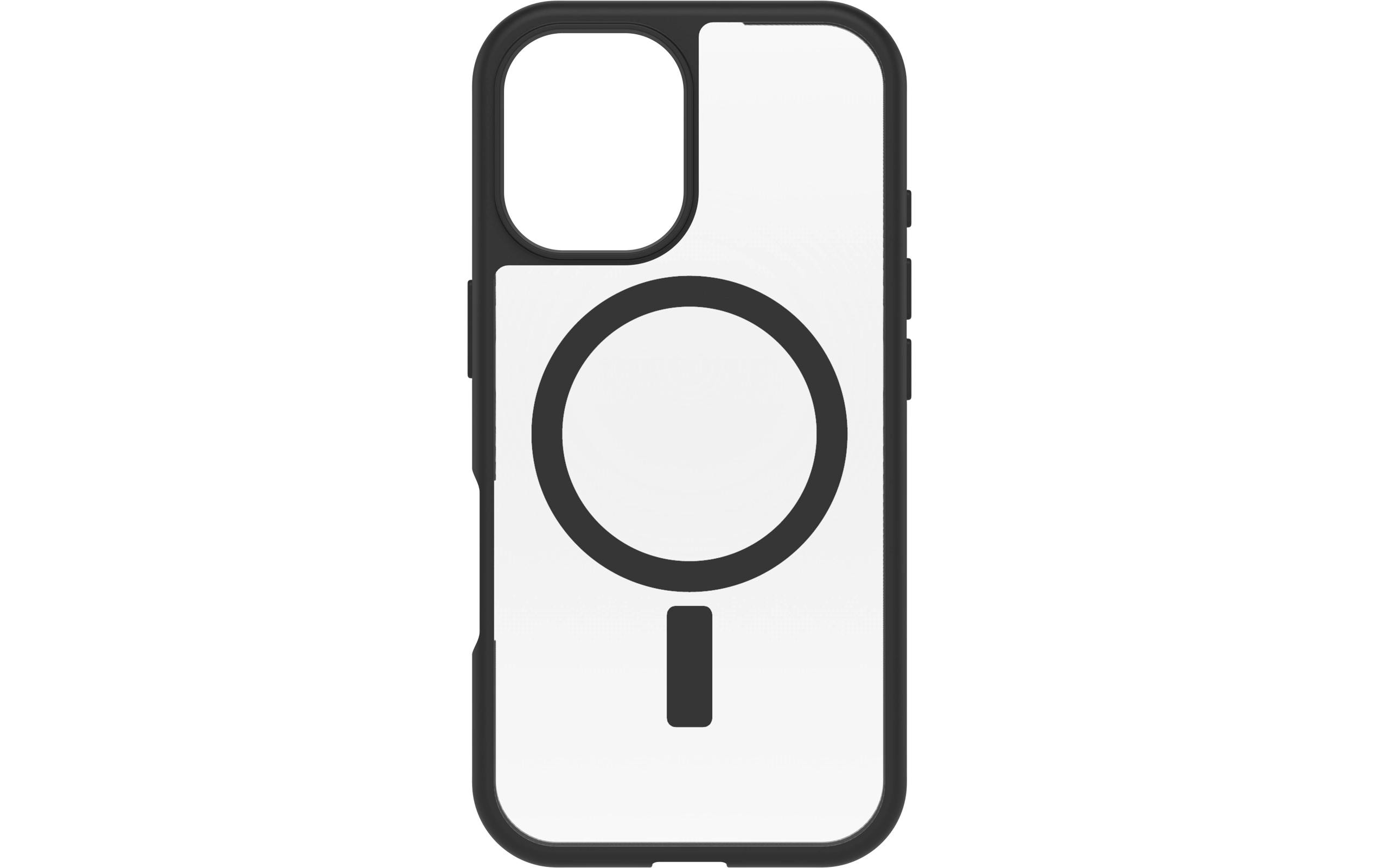 Back Cover React iPhone 16 Schwarz/TransparentSchutzhülle für das Apple iPhone 16