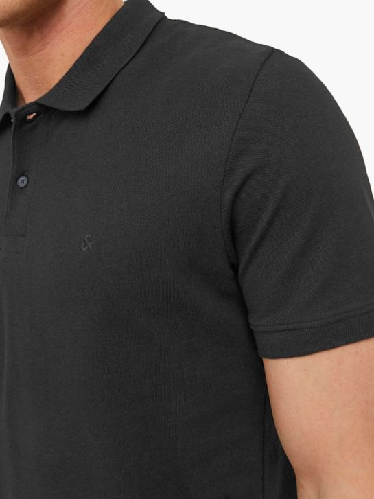 JACK & JONES Polo-Shirt Schwarz