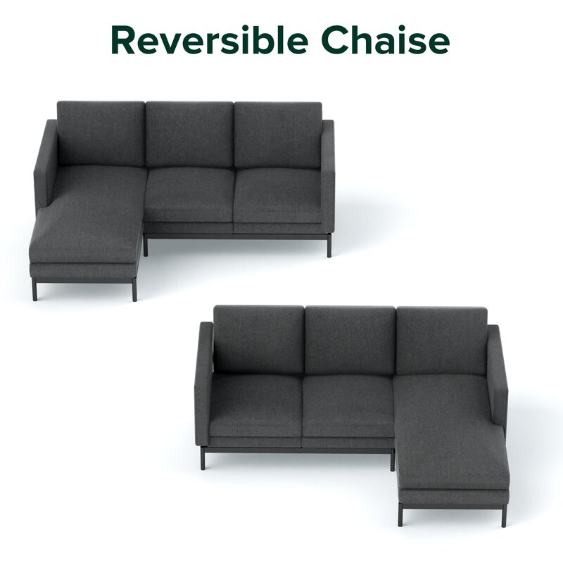 77&prime;&prime; Wide Reversible Sofa & Chaise