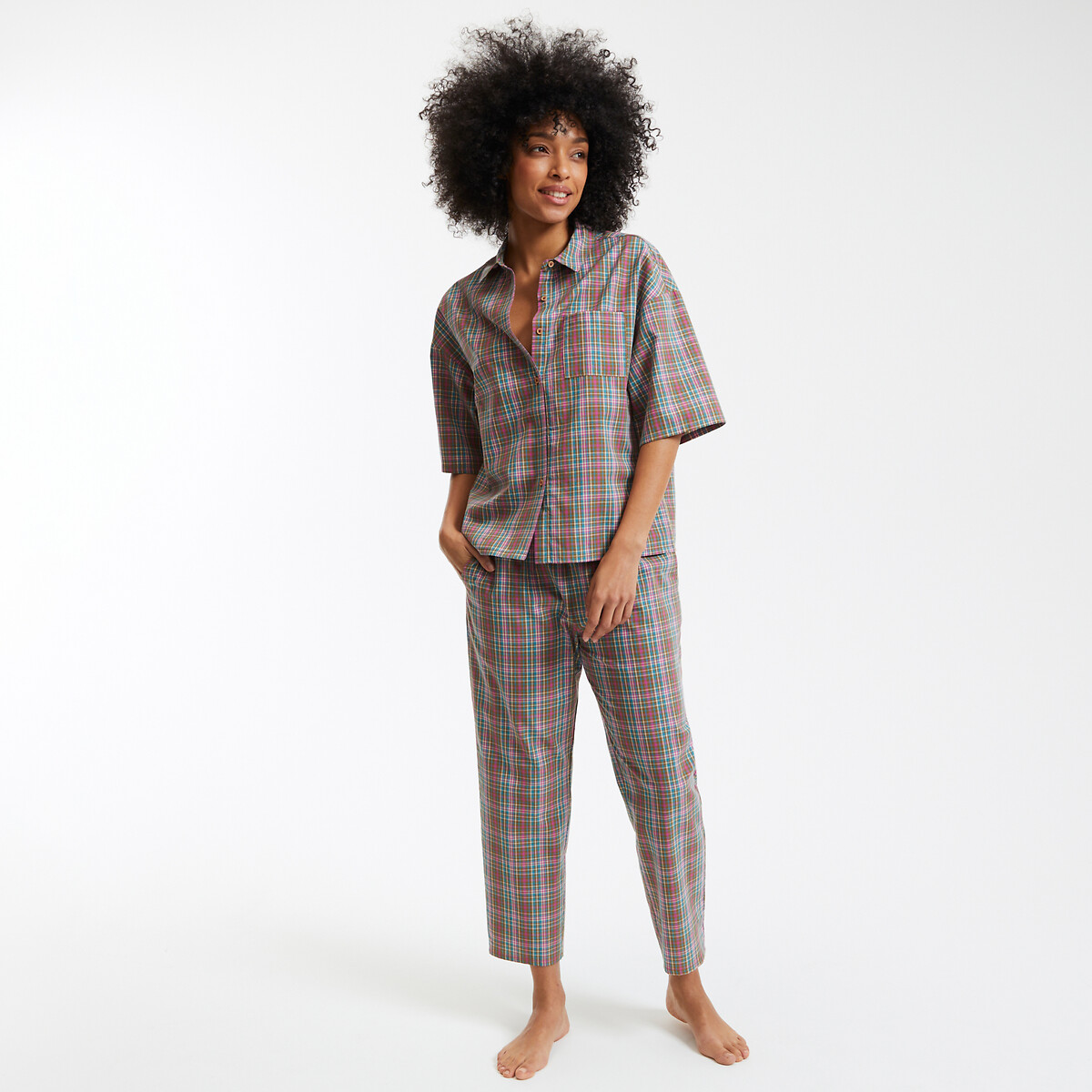 COLEÇÕES LA REDOUTE<br>Pijama Gueruite em popeline