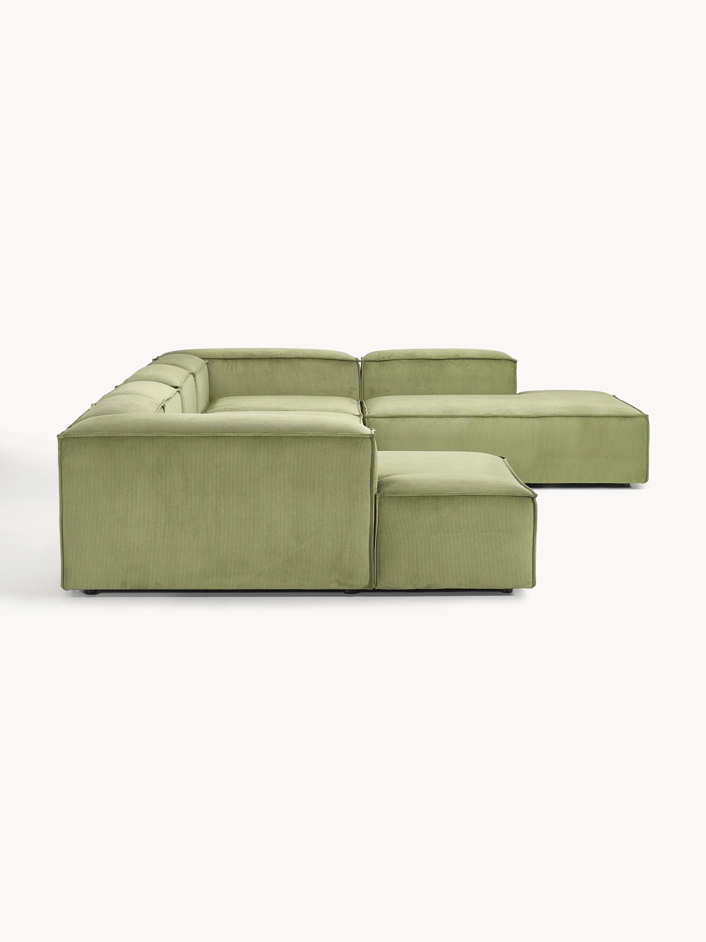 Modulaire U-bank Lennon van corduroy