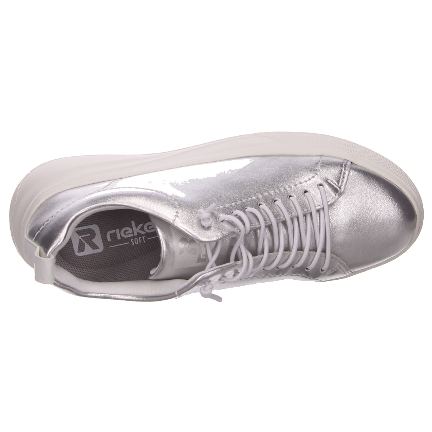 Rieker Sneaker silber/platin gold/silber/bronce