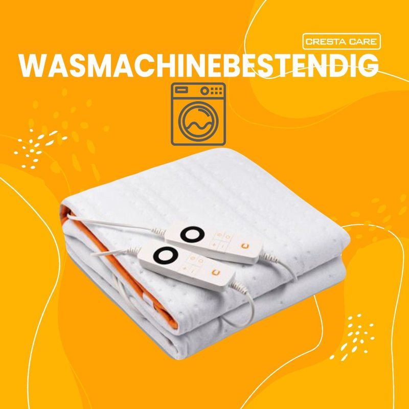 Cresta Care KTS172 Elektrische Deken - 2 Persoons - Cosy Fleece - 200 Watt