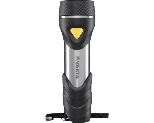 Varta LED zaklamp, 32 m lichtbereik, 14 LED's, incl. 2x D batterijen, Day Light Multi F30, zwart/zilver