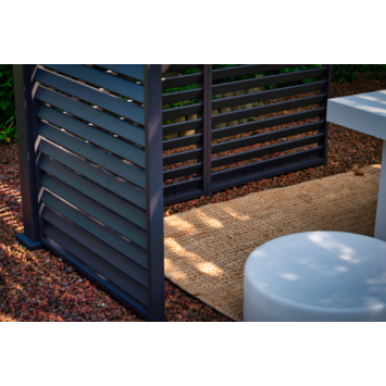 Zijwand louvre voor pergola Classic & Deluxe Antraciet 360 series