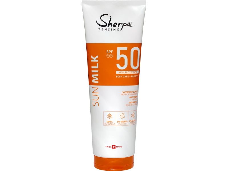 Sherpa Tensing Sonnencreme SPF 50 250 ml Sonnenschutz für den Körper