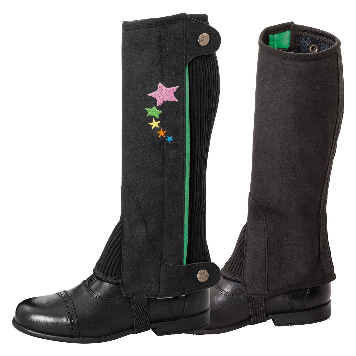 Loesdau Mini-Chaps für Kinder  - schwarz