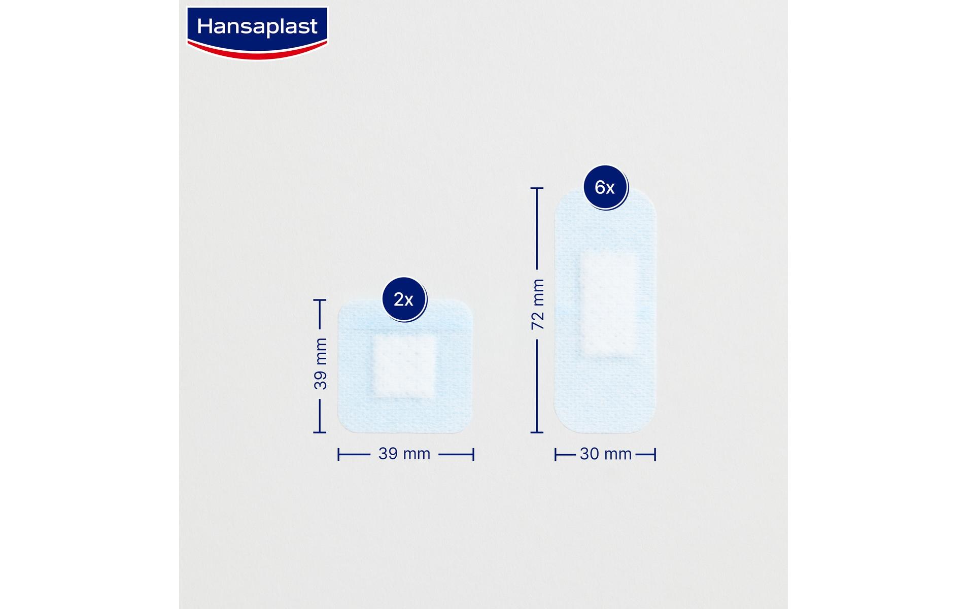 Ultra Sensitive Mixpack 8 StückSilikonpflaster, Pflaster für sehr empfindliche Haut