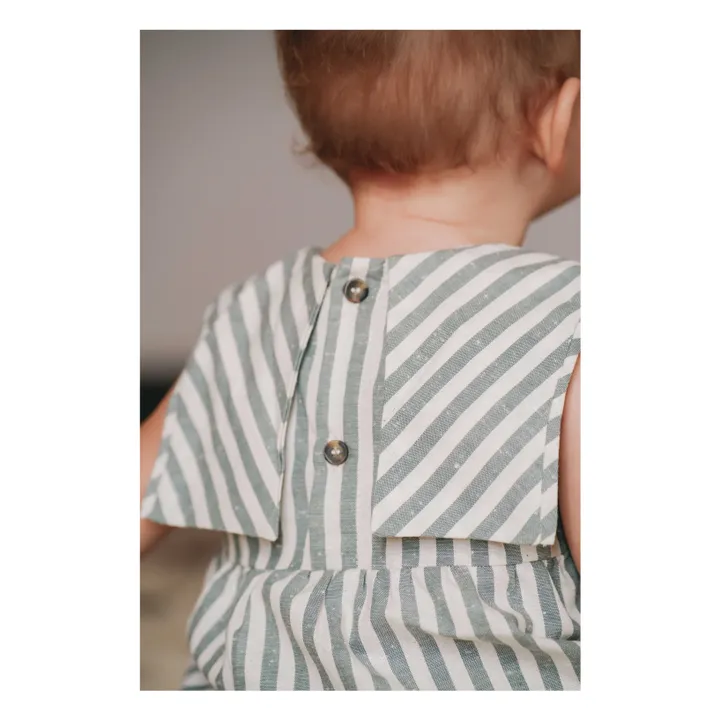 Loir Robe Colombe Rayée | Vert