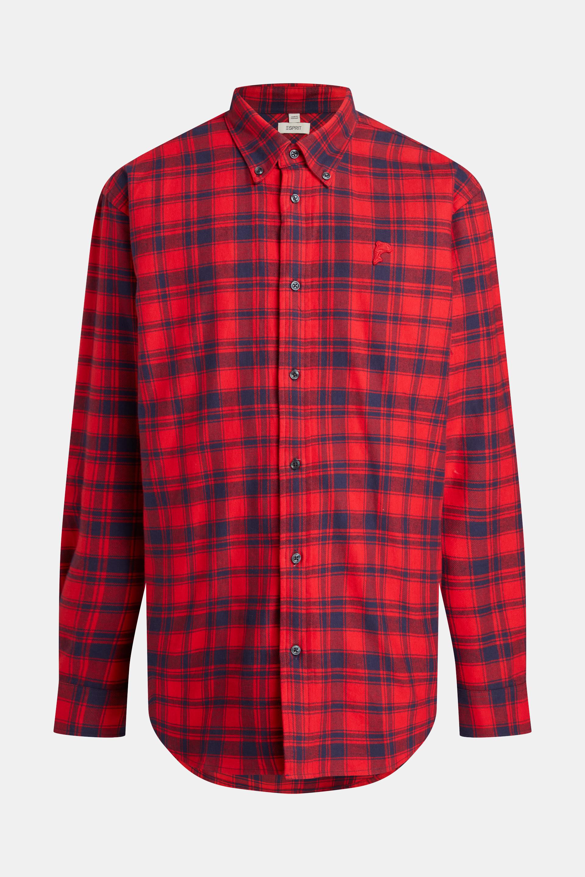 Chemise en flanelle à carreaux