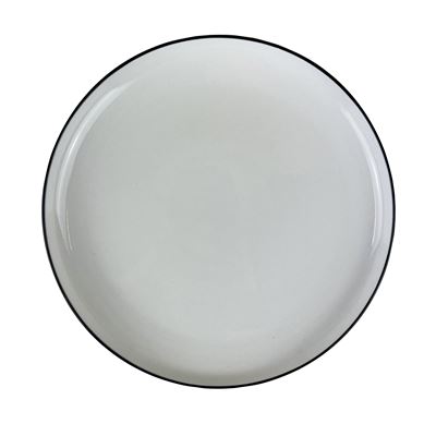 Vaisselle blanche et noire