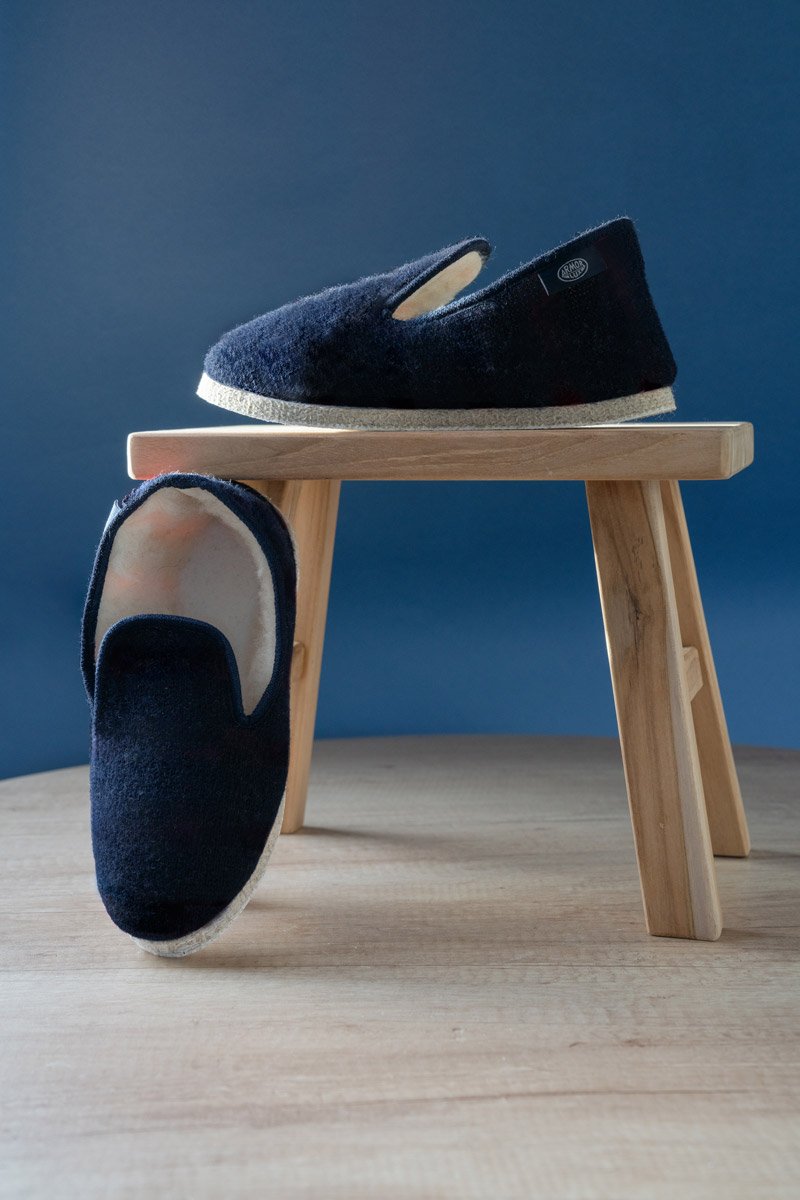 Chaussons uni du 44 au 48 - laine
