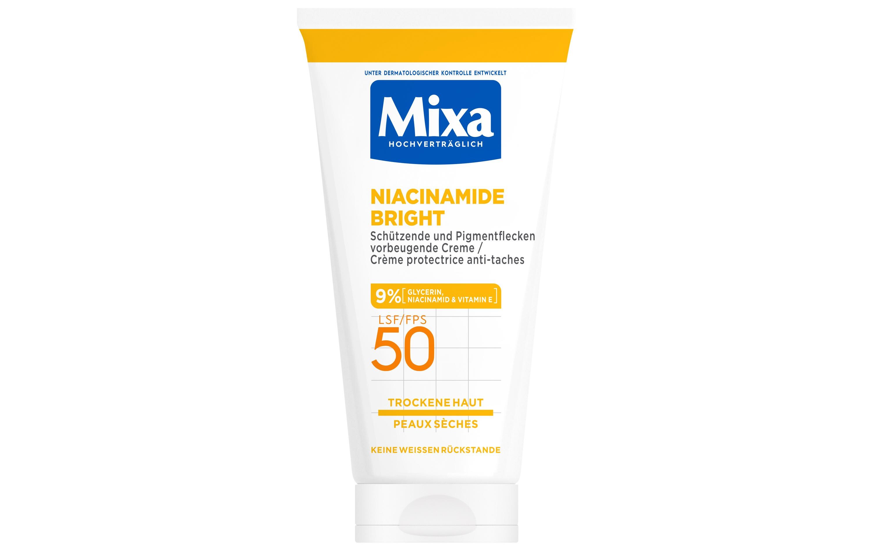 Körperbalsam Multi-Use Niacinamid Bright 50 mlKörperpflege mit LSF 50 gegen Pigmentflecken mit Sonnenschutz