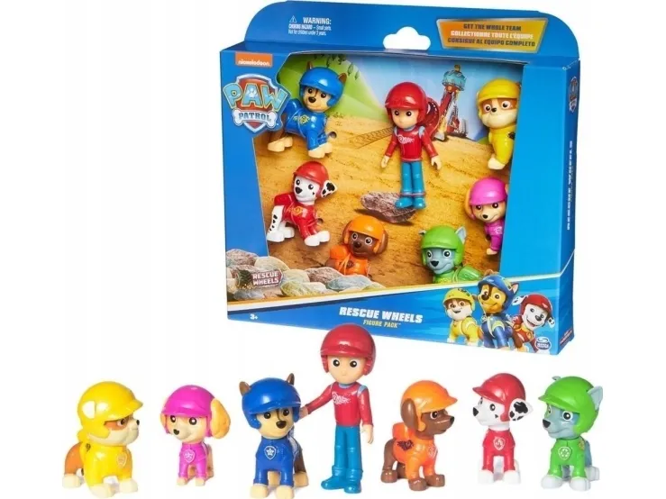 Paw Patrol Rescue Wheels Giftpack 7 Pack