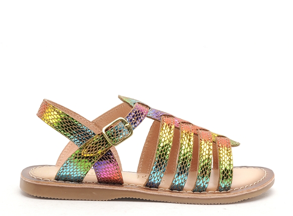 Bopy nu pieds enfant fatima multicolore