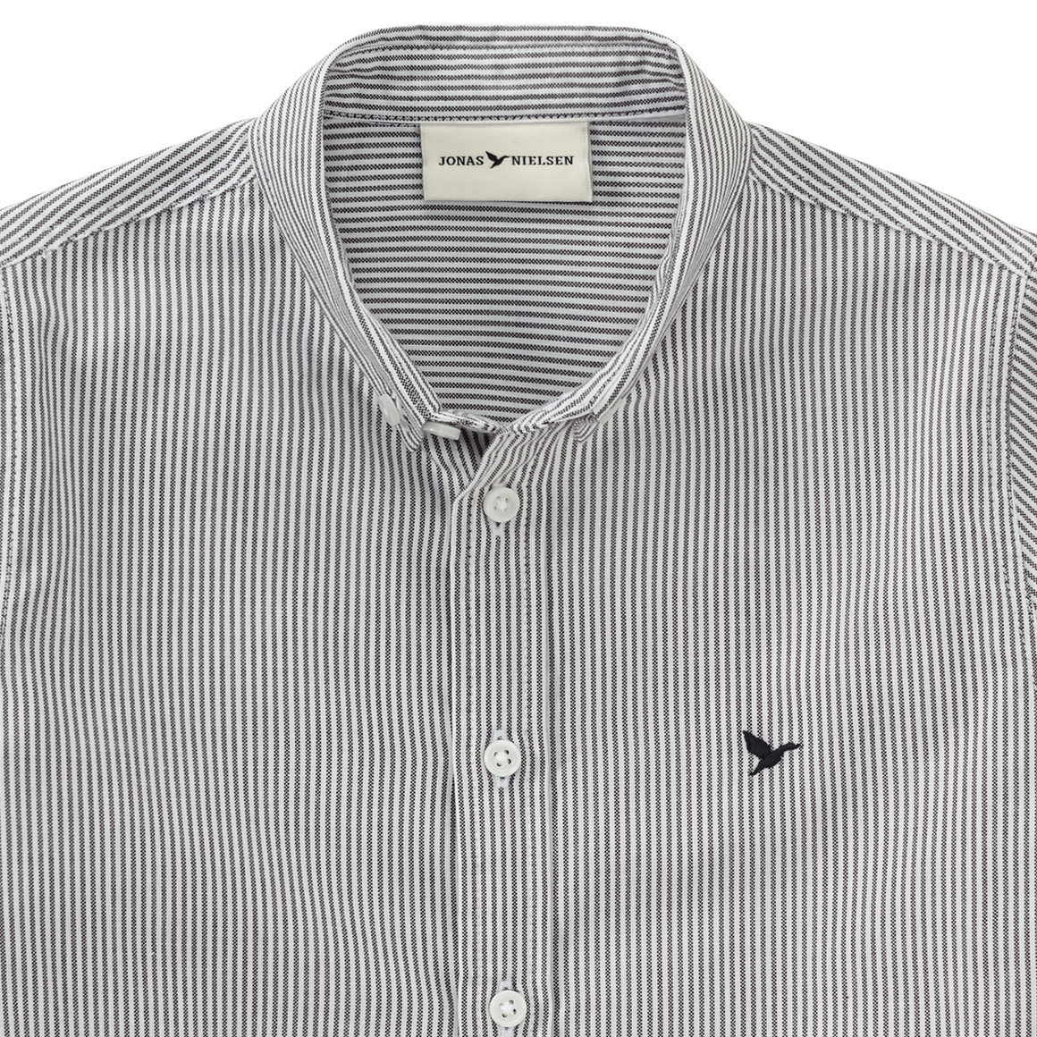 Jonas Nielsen Jungen Hemd mit Button-down-Kragen dunkelblau / weiss