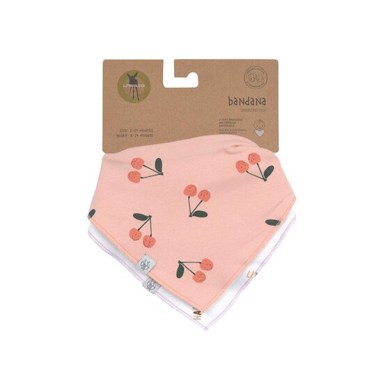 Happy Fruits Lot de 2 bandanas col bénitier   Cerise        de               Lässig