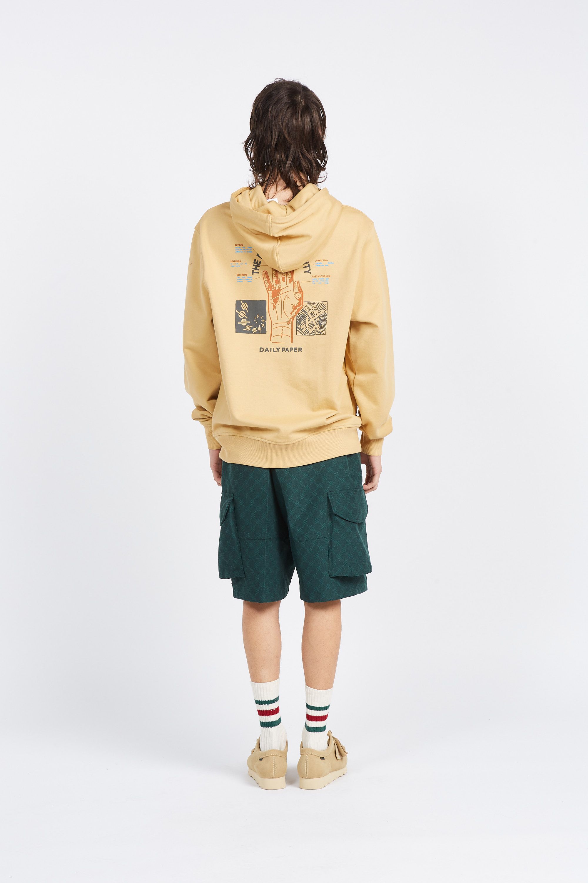 Daily Paper Hoodie identity hoodie Beige