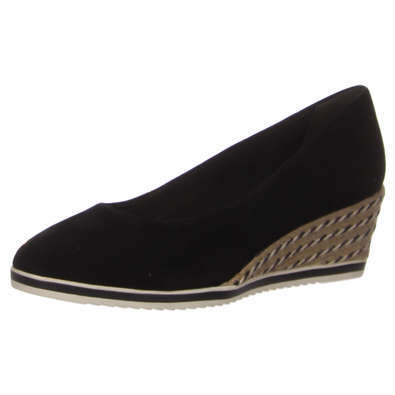 Tamaris Keilpumps schwarz schwarz