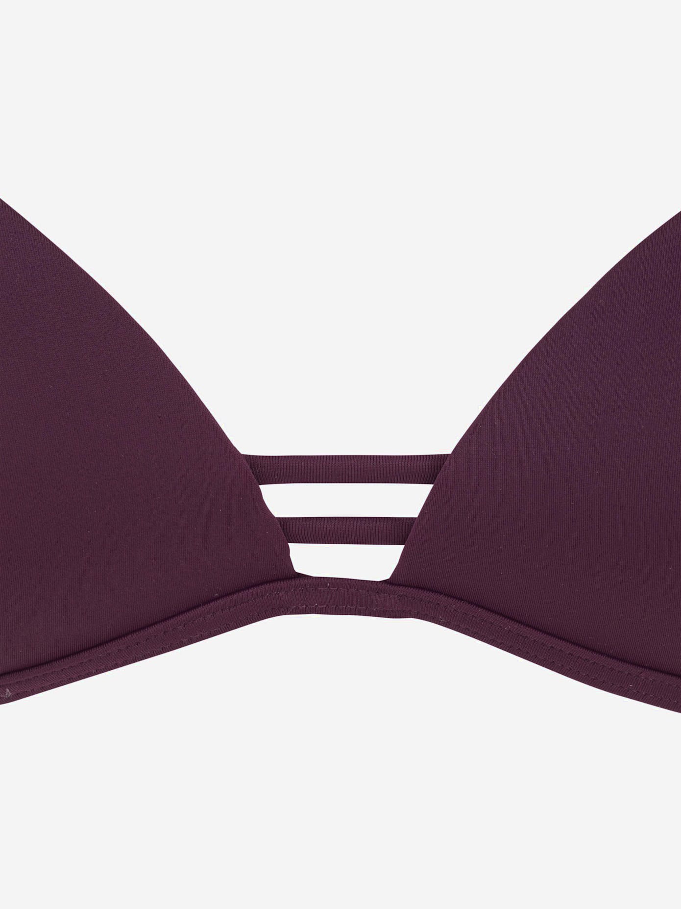 Bikini triangle rubans décoratifs sur le débardeur et le pantalon
