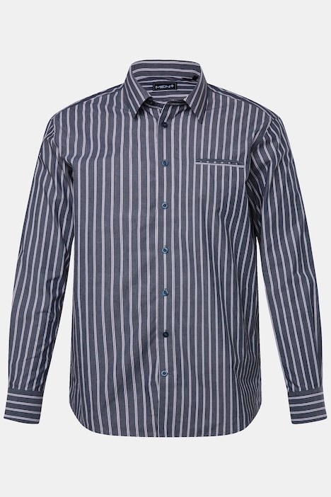 Men+ Streifenhemd, Langarm, Kentkragen, Comfort Fit, bis 8 XL