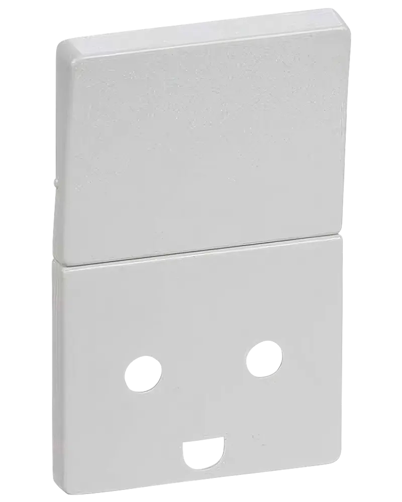 LK FUGA Tangent stikkontakt 1½modul m/jord - lysegrå