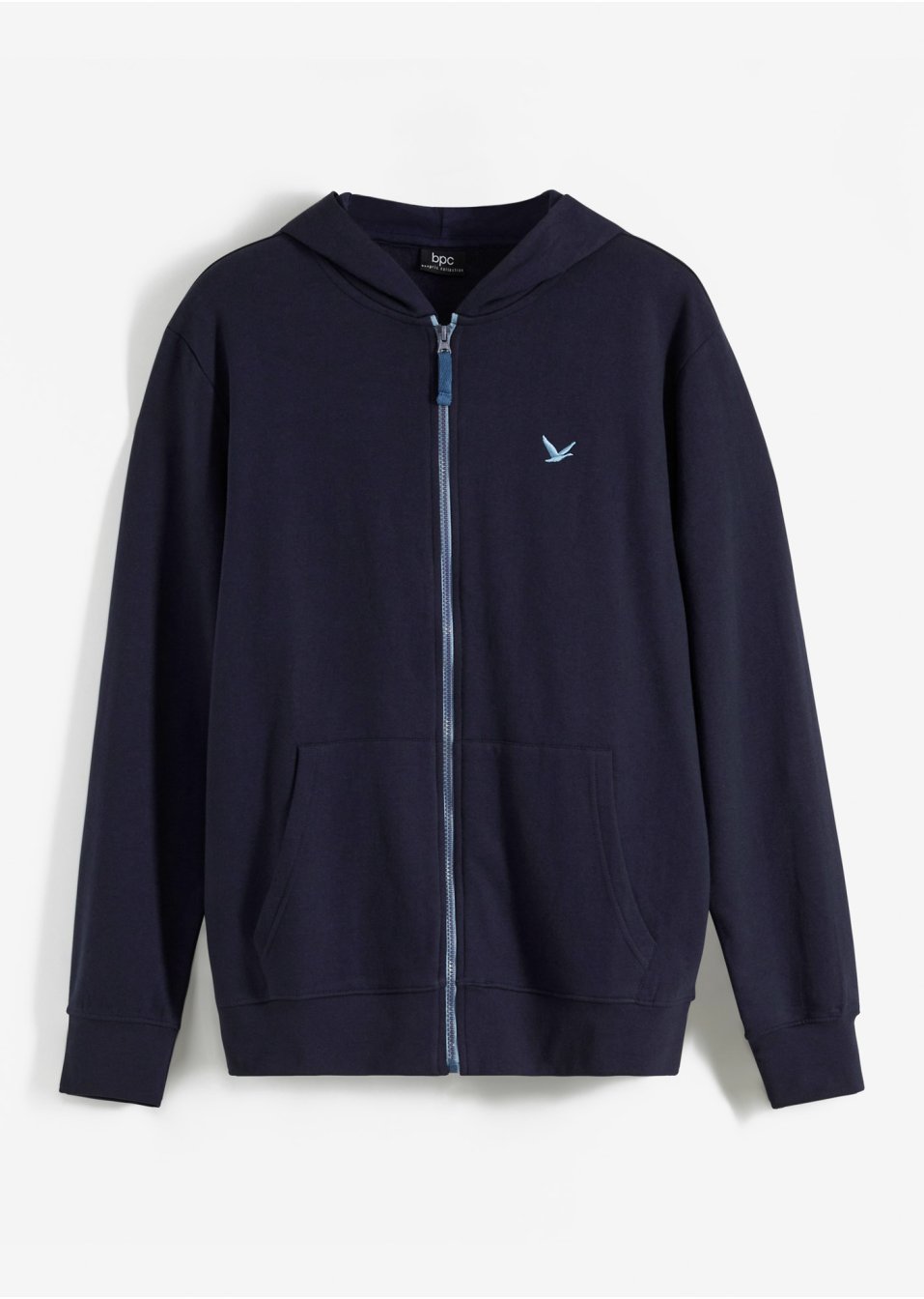 Gilet sweat à capuche avec polyester recyclé