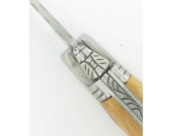 Laguiole Genévrier Carbone Couteau de poche Laguiole par Chazeau Honoré