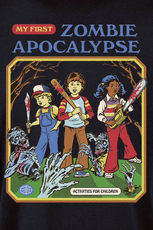 My First Zombie Apocalypse | Steven Rhodes T-Shirt Manches courtes