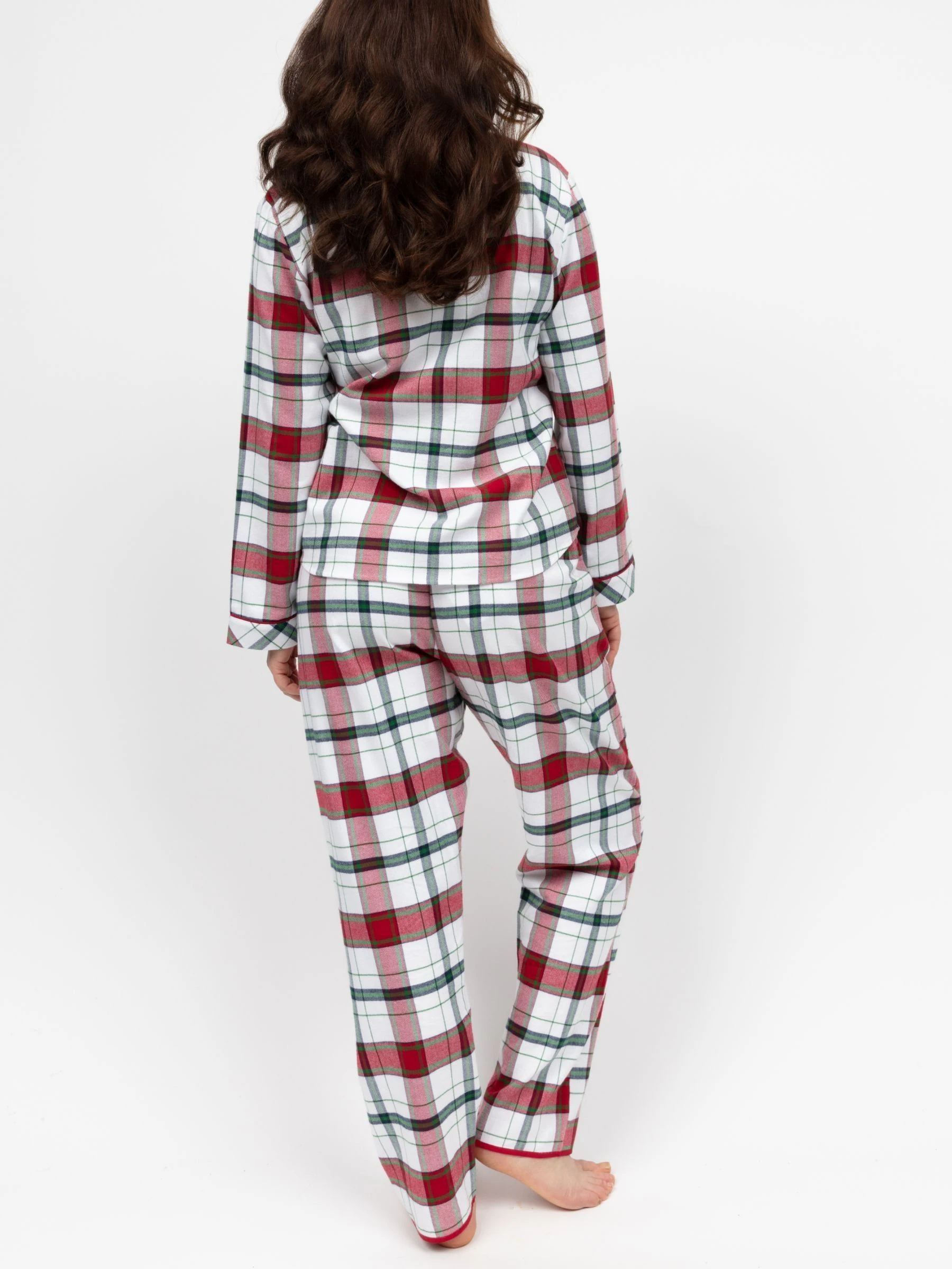 Cyberjammies geruite pyjamaset met lange mouwen