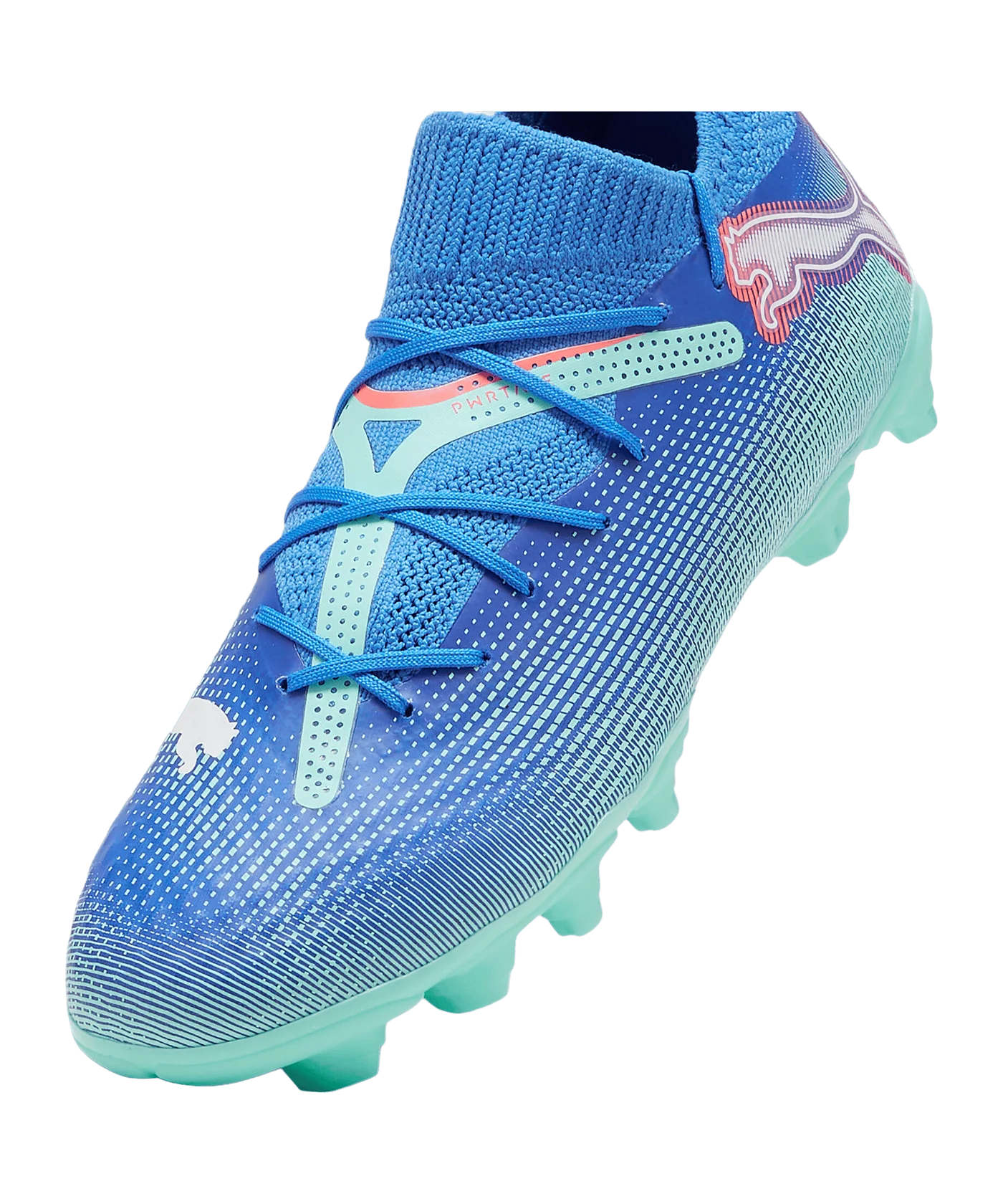 PUMA FUTURE 7 Pro FG/AG Formula Jr Kids Blau Weiss F01
