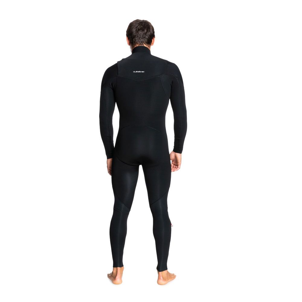 Quiksilver EVERYDAY SESSIONS CHEST ZIP - Combinaison intégrale 3/2mm Homme black